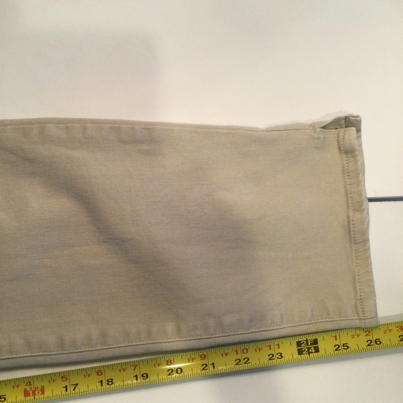 NYDJ Beige Lift Tuck Technology Pull-On Cropped Pants Size 14 - Picture 13 of 13